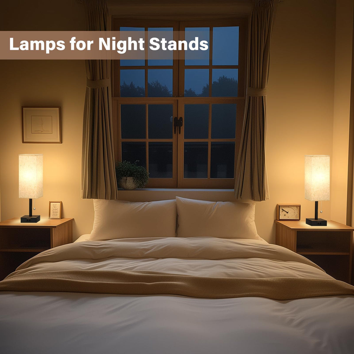 Fenmzee includes non-flicker LED bulbs to reduce eye strain.