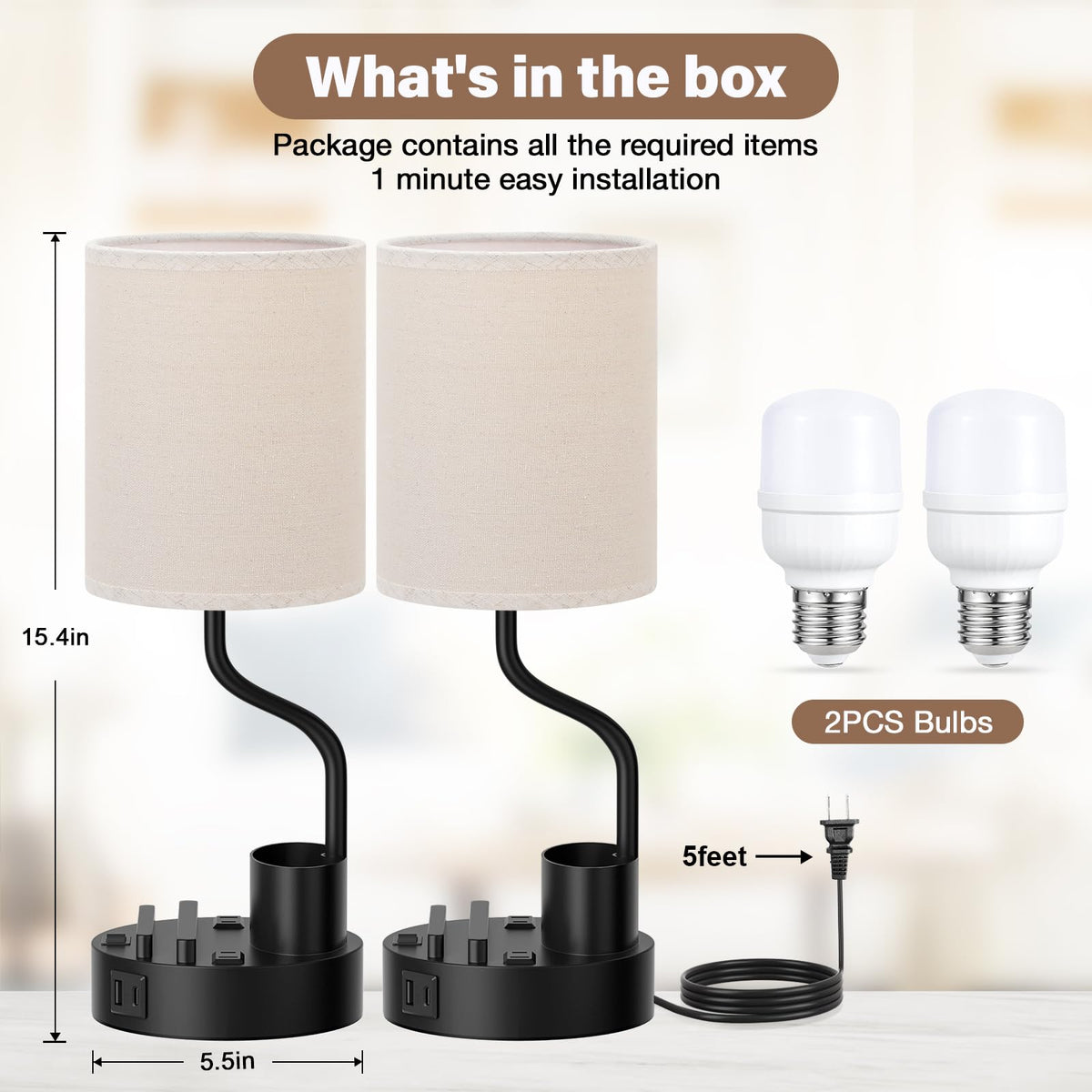 Fenmzee lamp with pen holder to organize stationery on desk.