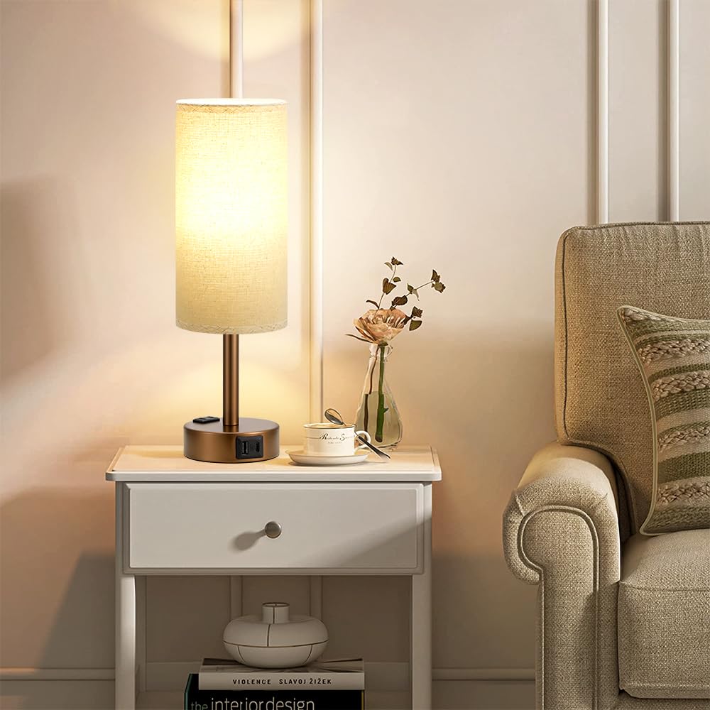 Fenmzee lamp emits a soft ambient glow ideal for reading