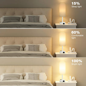 Fenmzee flaxen shade diffuses soft, cozy illumination