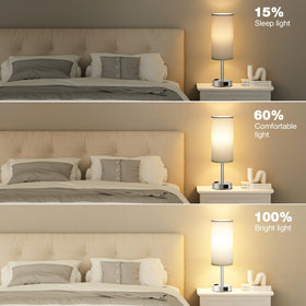 Fenmzee lamp demonstrates 3-way dimming for flexible mood lighting