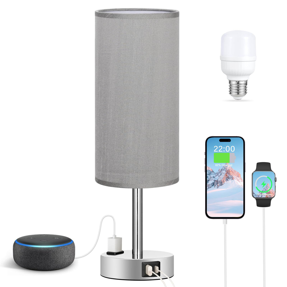 Fenmzee LED bulb included delivers instant, flicker-free brightness