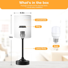 Fenmzee Nightstand Lamp showing 3-way dimming control