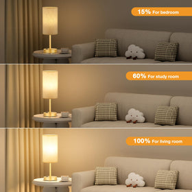 USB-C port on Fenmzee lamp enables fast charging.