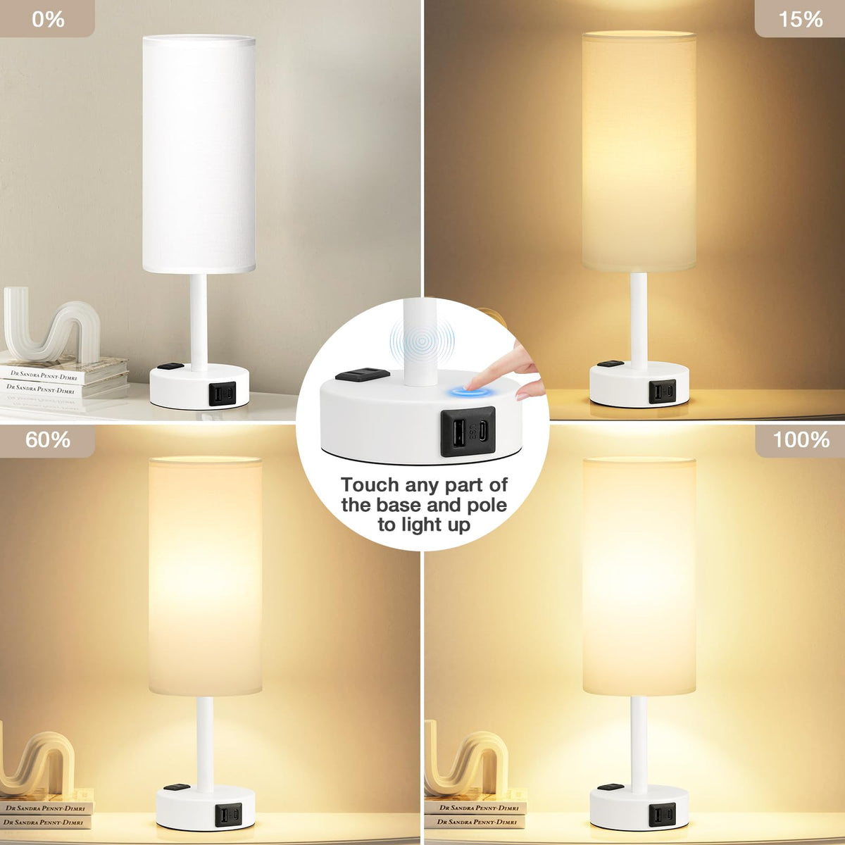 Fenmzee USB-C charging port and outlet keep devices powered at night