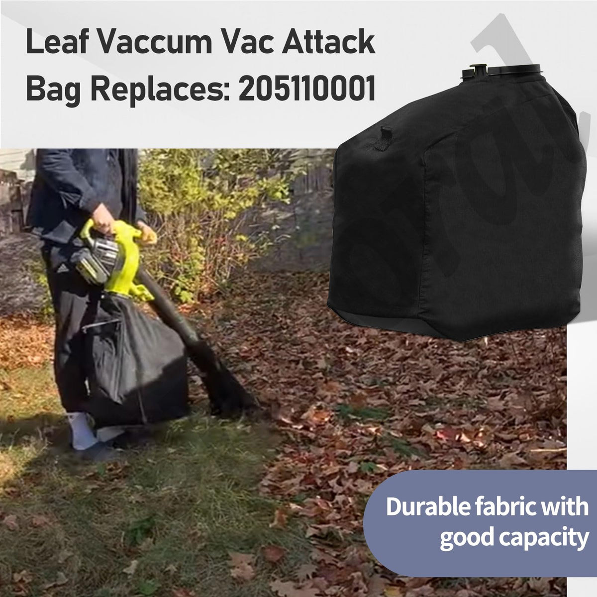 Fennoral Leaf Vacuum Bag easy-install keeps maintenance quick.
