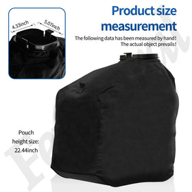 Fennoral Leaf Vacuum Bag with Strapped Design improves mobility during yard work.