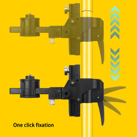 FENORGAN tool-free adjustment knobs enable quick setup