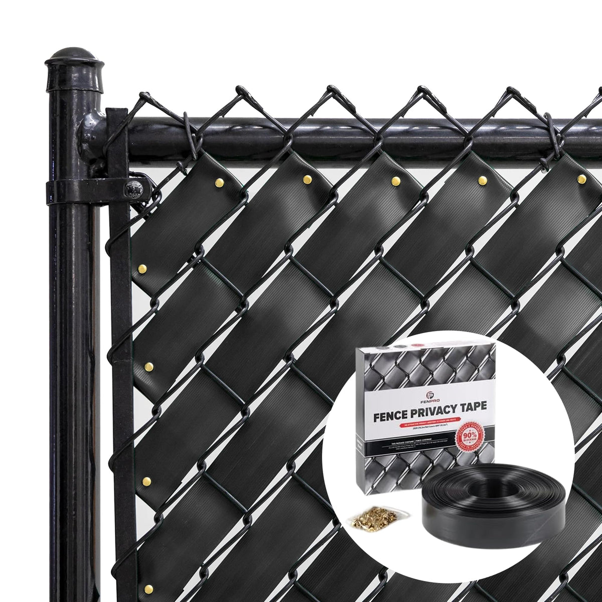 Fenpro privacy tape offers a quick, budget-friendly upgrade for existing fences.