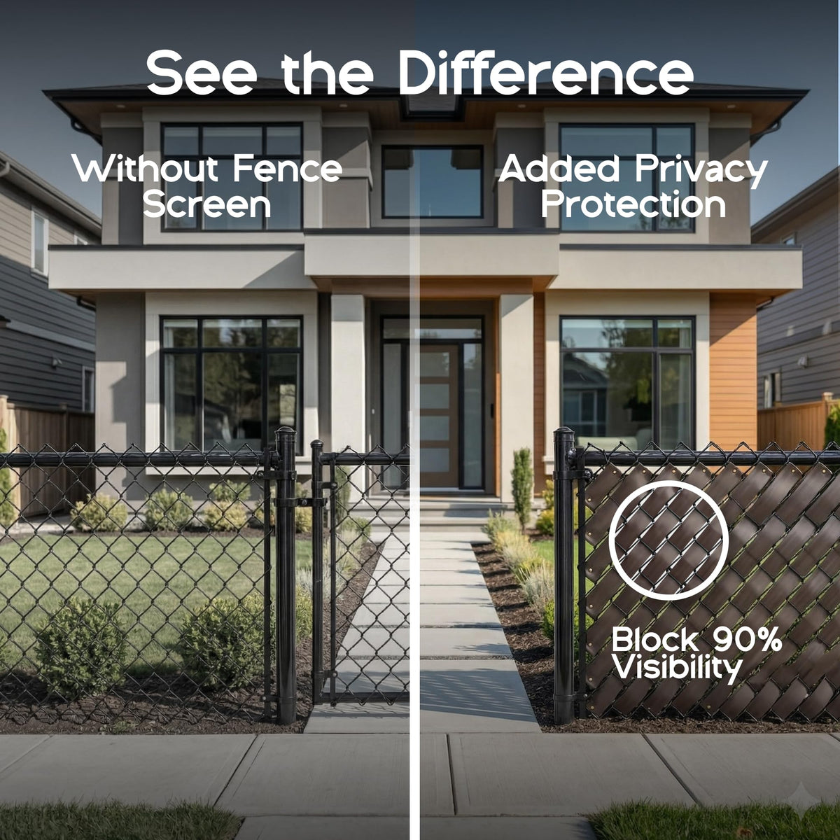 Fenpro outdoor fence solution boosts curb appeal for patios and balconies.