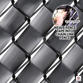 Fenpro privacy tape for garden provides quick concealment without blocking ventilation.