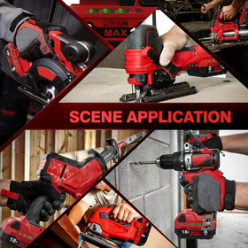 FEOTDN Milwaukee 18V 8Ah durable construction: reliable safety and long-use performance.
