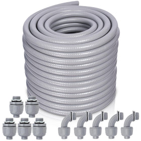 Feotech liquid-tight conduit half-inch for durable outdoor wiring protection