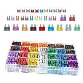 Ferianl car fuses micro set with color-coded sizes for quick identification.