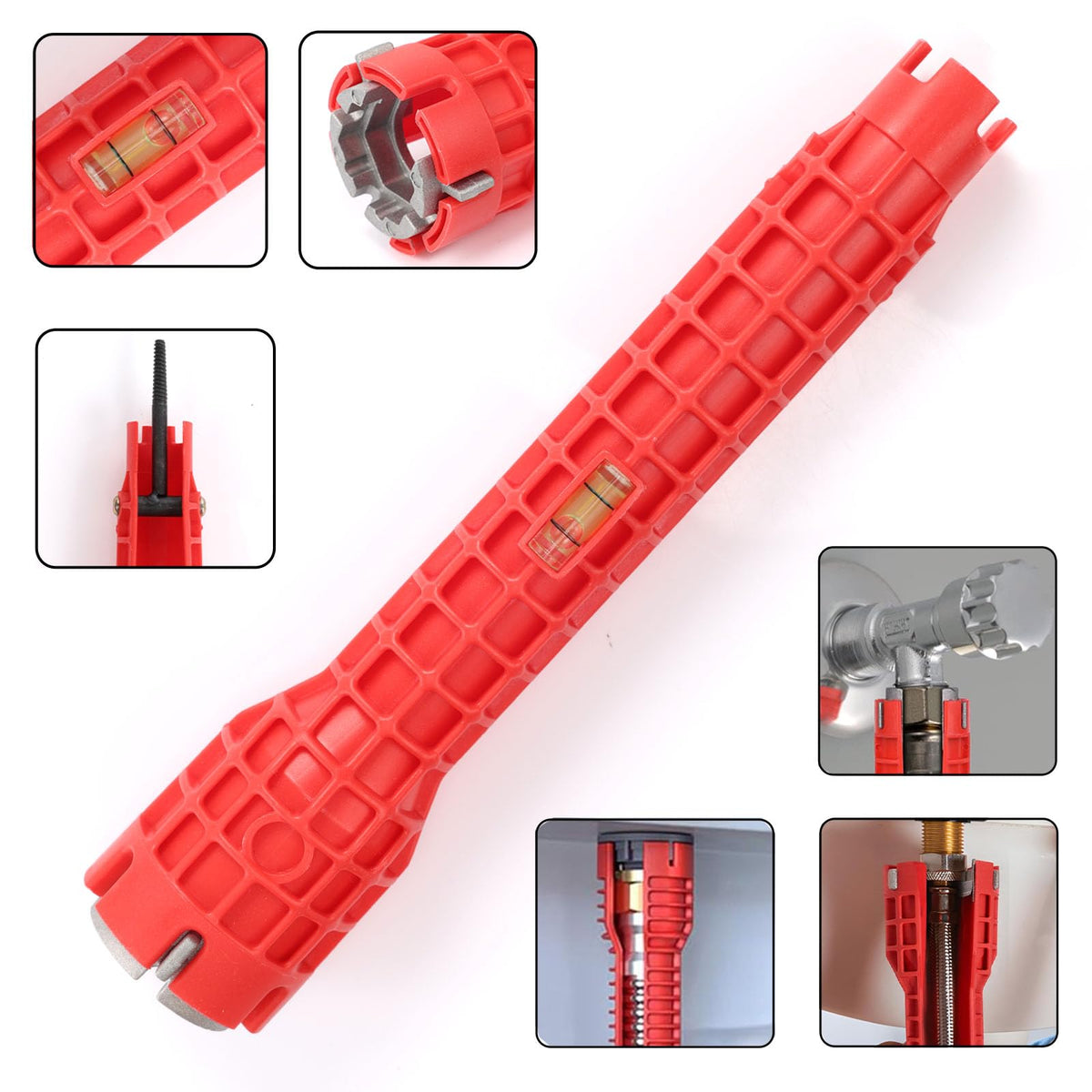 Ferropeak 14-in-1 wrench compact storage kept in a kitchen cabinet.