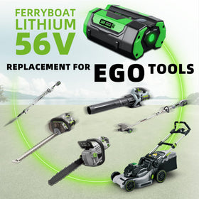 FERRYBOAT 56V battery delivers extended usage per charge