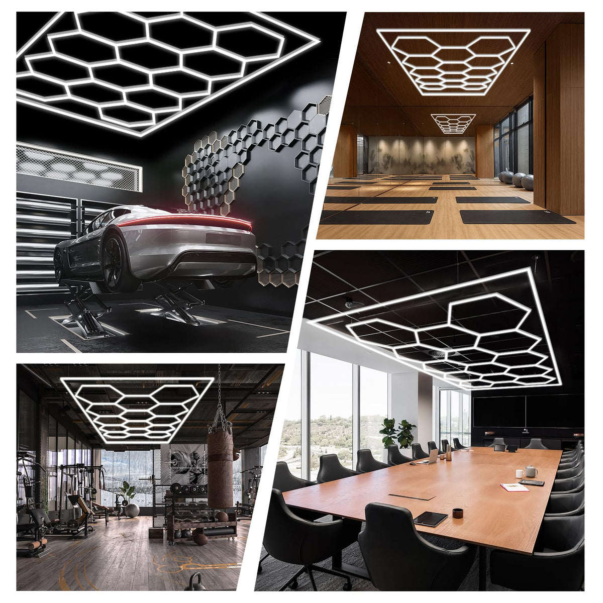 FERUERW hexagon light with rugged construction resisting impact and heat