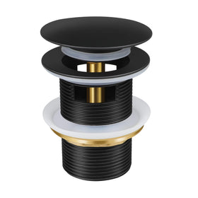 FERUERW pop-up drain close-up showing copper construction and durability.