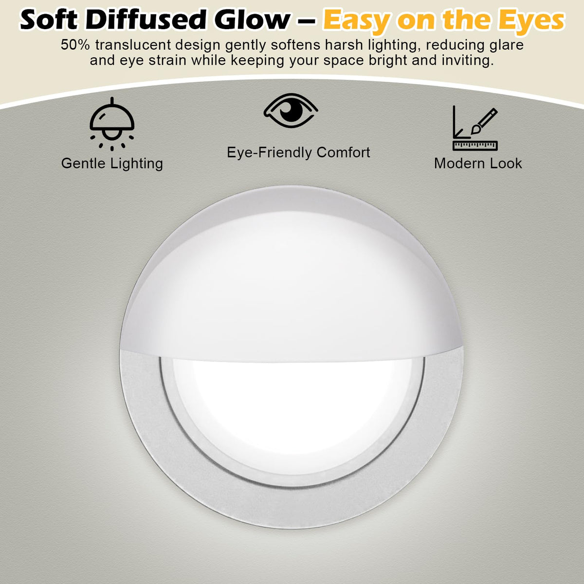 Recessed light installation with Festerekey shade