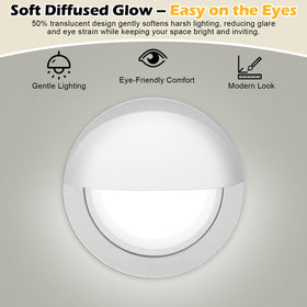 Recessed light installation with Festerekey shade