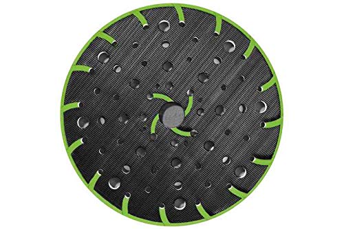 Festool ETS 150 Soft Sanding Pad dust-extraction close-up highlights edge-to-edge airflow and cleanliness