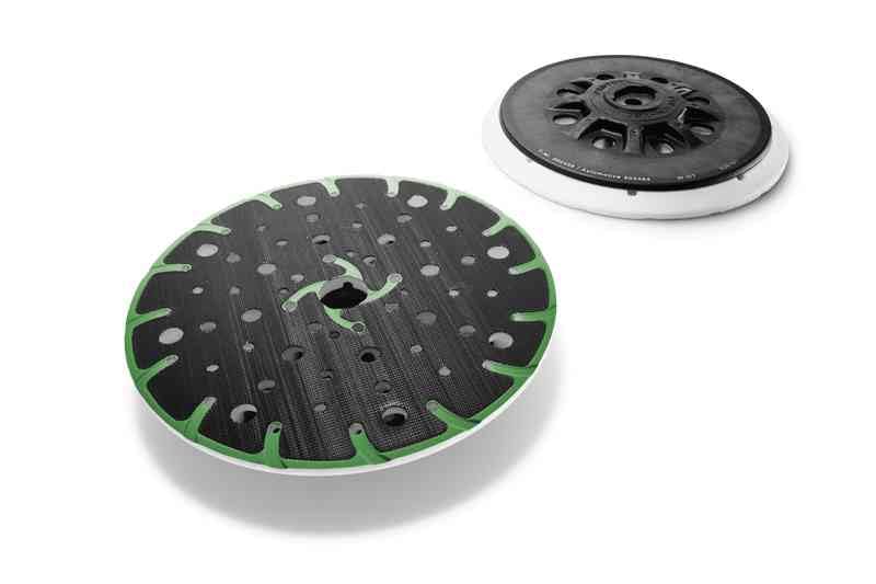 Festool ETS 150 Soft Sanding Pad reuse of partially used abrasives helps cost efficiency