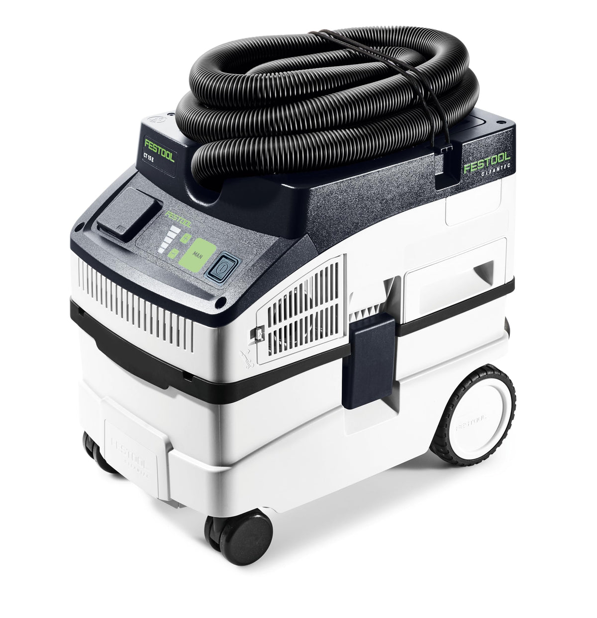 Festool CT 15 controls—touch operation for intuitive on-site control.