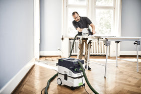 Festool CT MIDI I compact-design emphasizes easy transport across workshop spaces.
