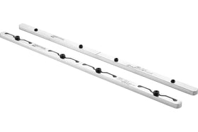 Festool FSV/2 guide rail connector assembly stabilizes a straight joint