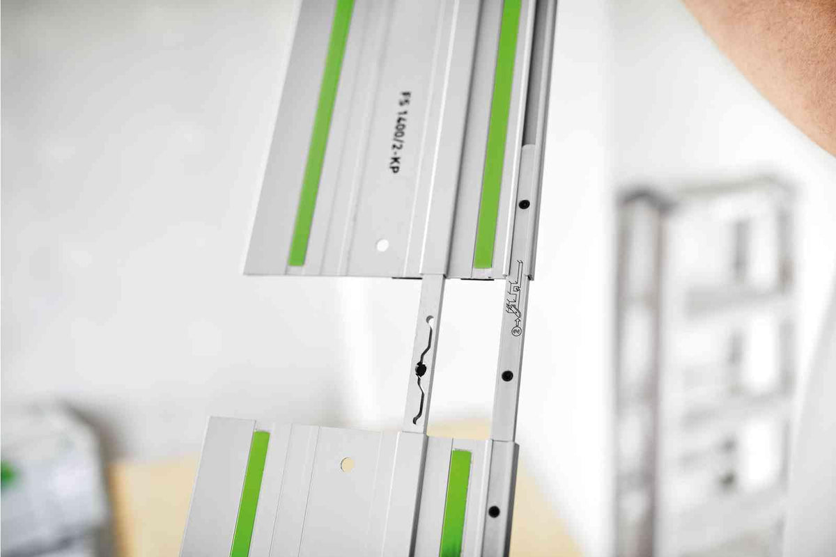 Festool FSV/2 laser markings indicate correct order for setup