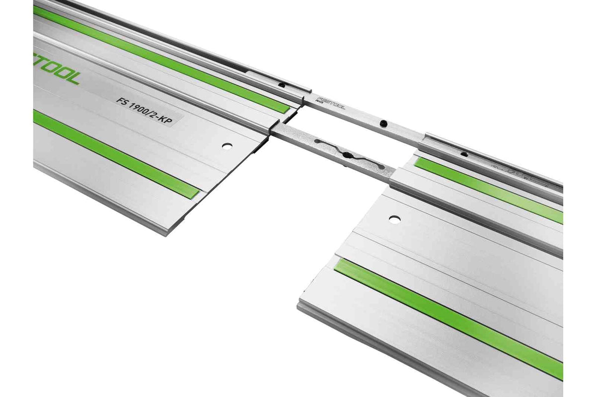 Festool FSV/2 two-piece join forms a stable long-rail connection