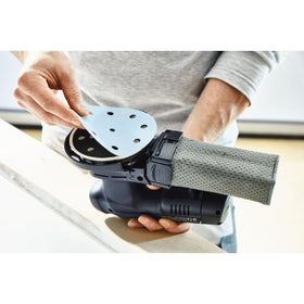 Festool MJ2 dust removal system complements discs for cleaner workspaces.