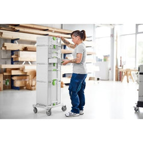 Festool Roll Board straps and feedthroughs enable secure loads