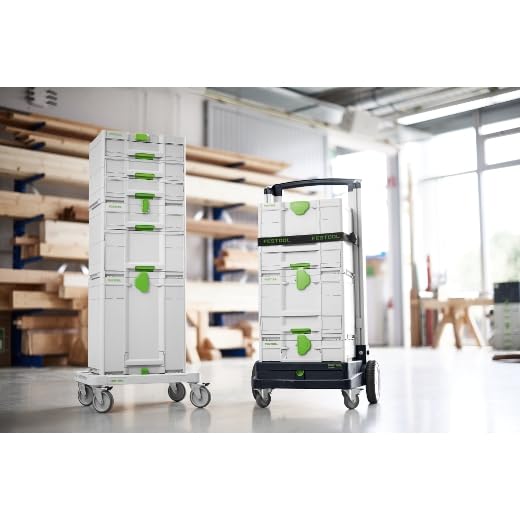 Festool Roll Board wheel assembly close-up emphasizes robust construction