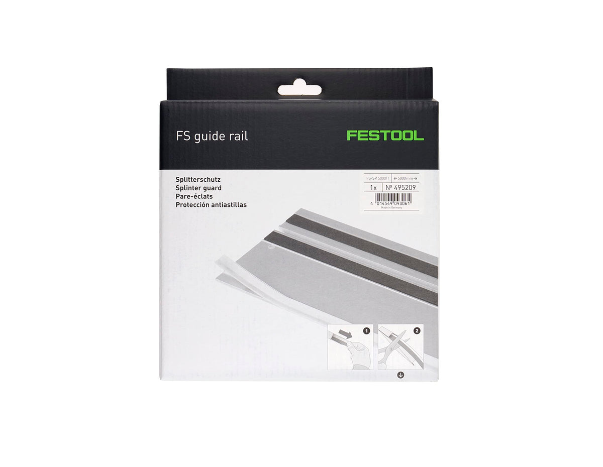 Festool splinterguard protects against tear-out during cuts