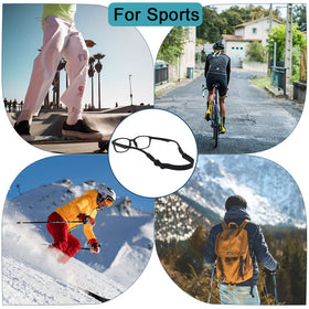 Festty prevents loss during sports, protecting eyewear.