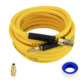 FETIONS hybrid air hose 25 ft: flexible and durable for garages