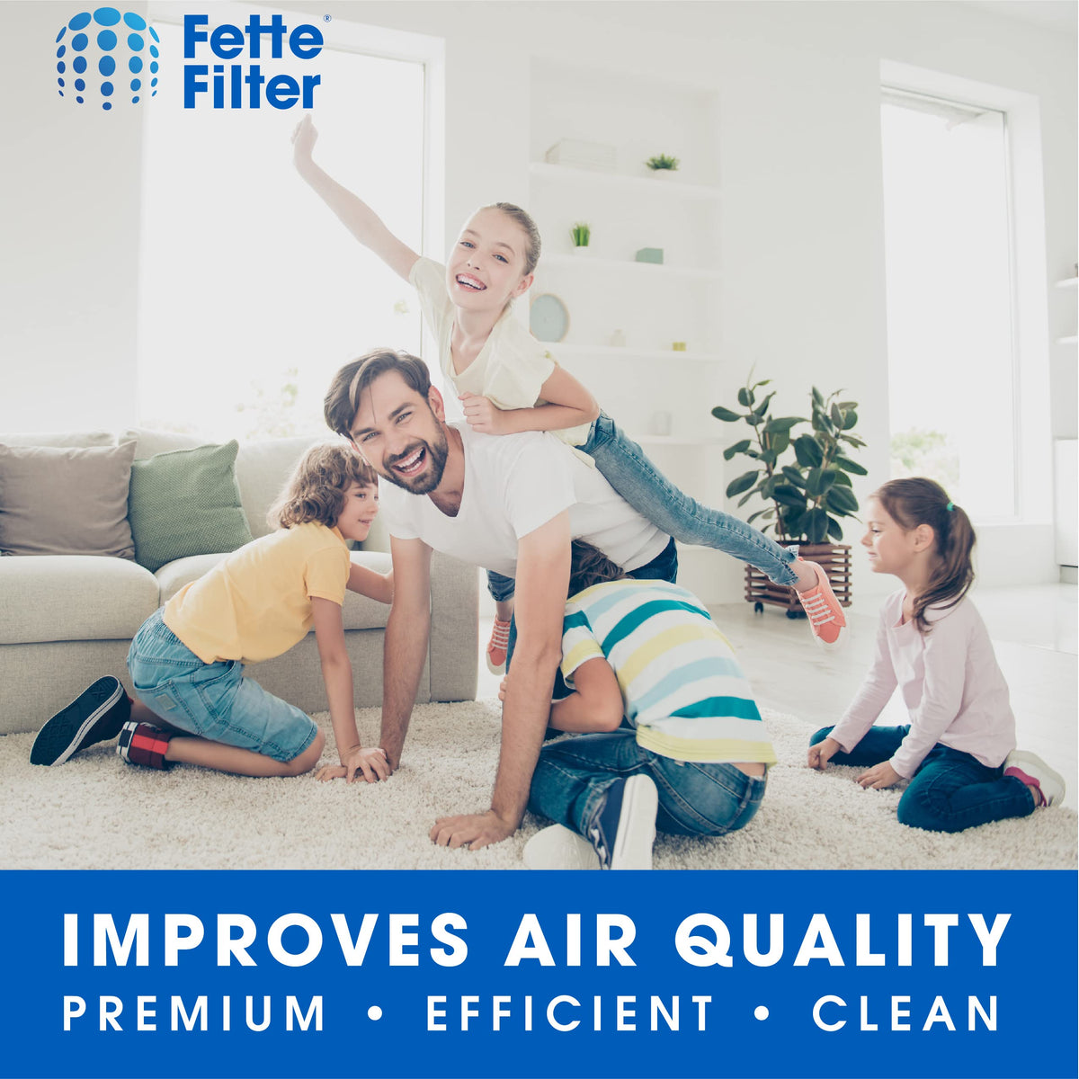 Four-pack Fette Filter replacement set for ongoing use