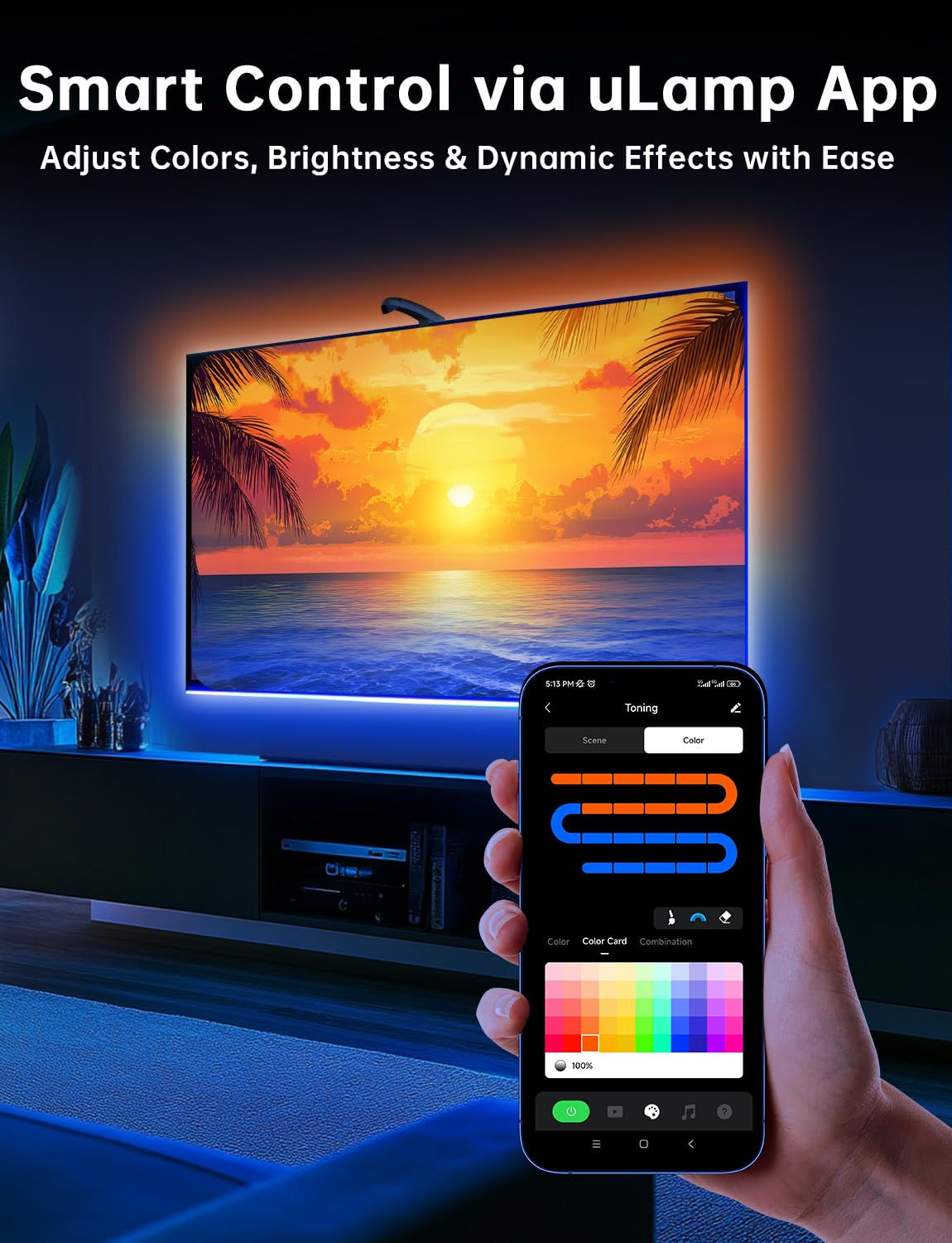 FFJ 55-65 inch compatibility ensures perfect fit on larger screens.