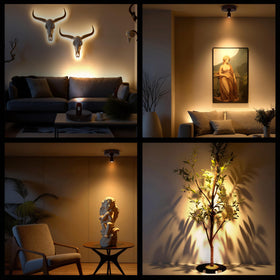 FFKWLTONG LED Spotlight Indoor charging dock view for long-lasting power