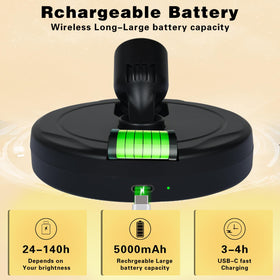 FFKWLTONG LED Spotlight Indoor magnetic back for easy wall mounting and repositioning