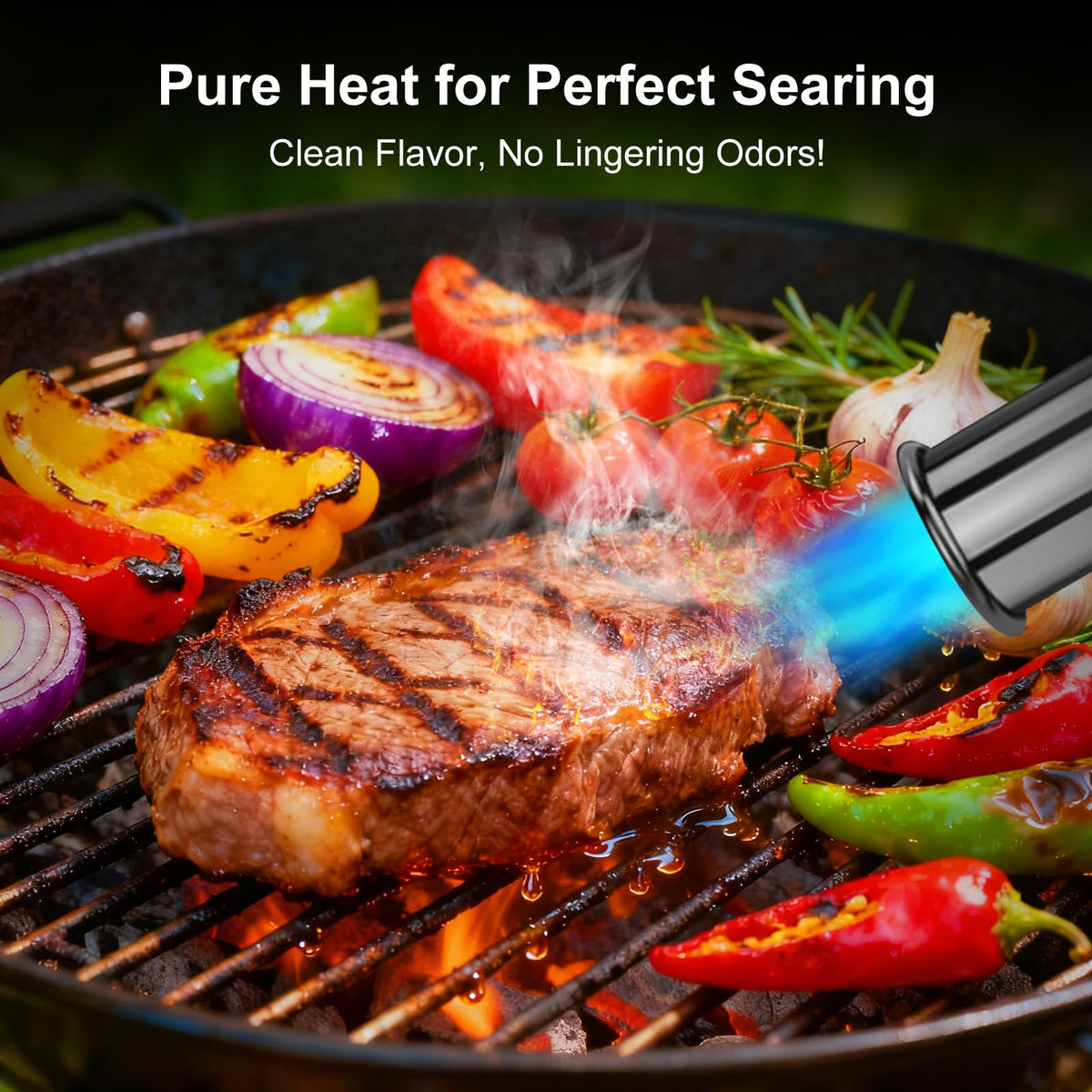 FFVRVSS torch features a heat shield to boost safety during high heat tasks.