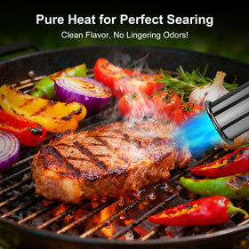 FFVRVSS torch features a heat shield to boost safety during high heat tasks.