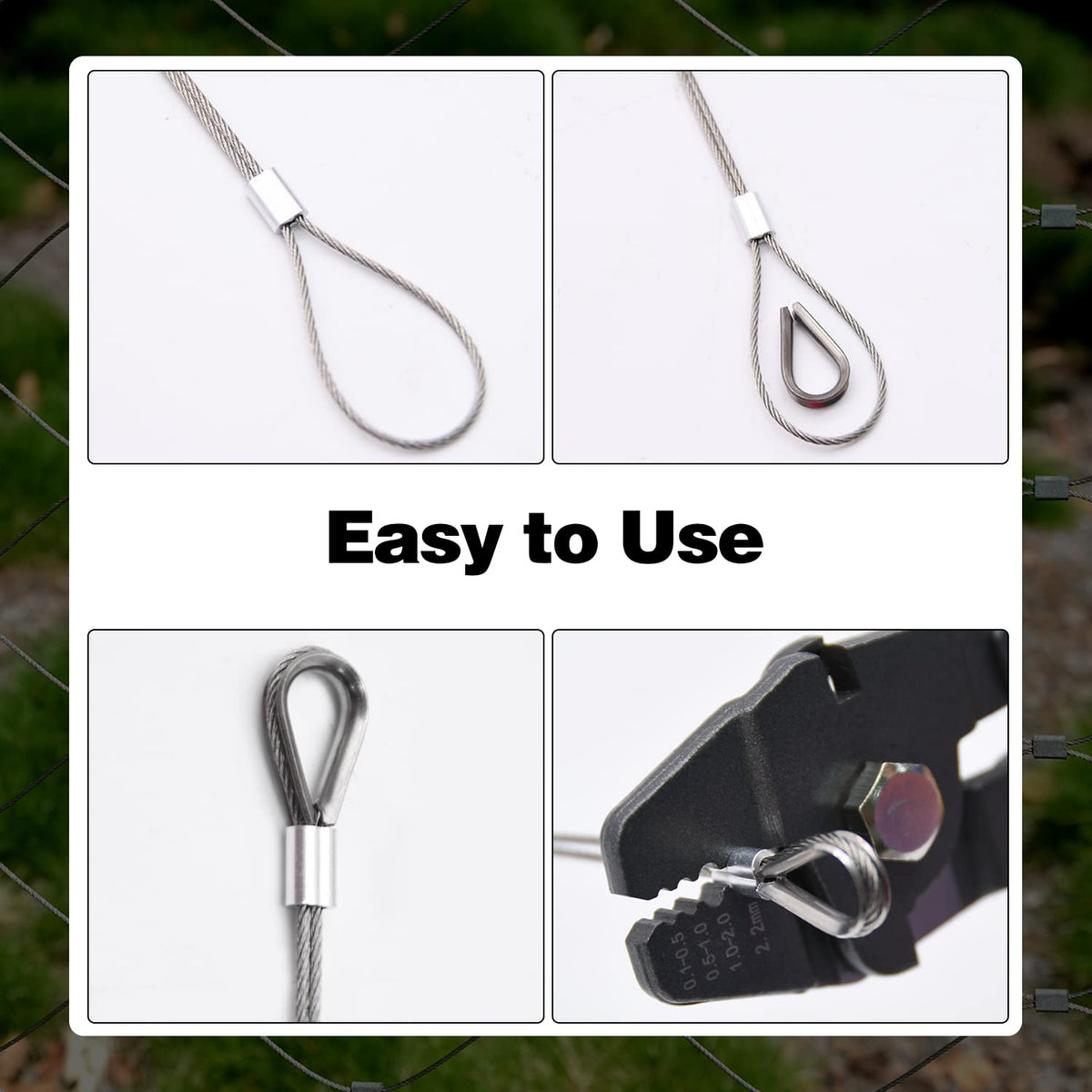 FGNM 304 stainless rope resists rust and wear