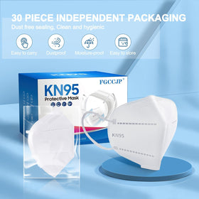 FGCCJP white KN95 masks suitable for adults