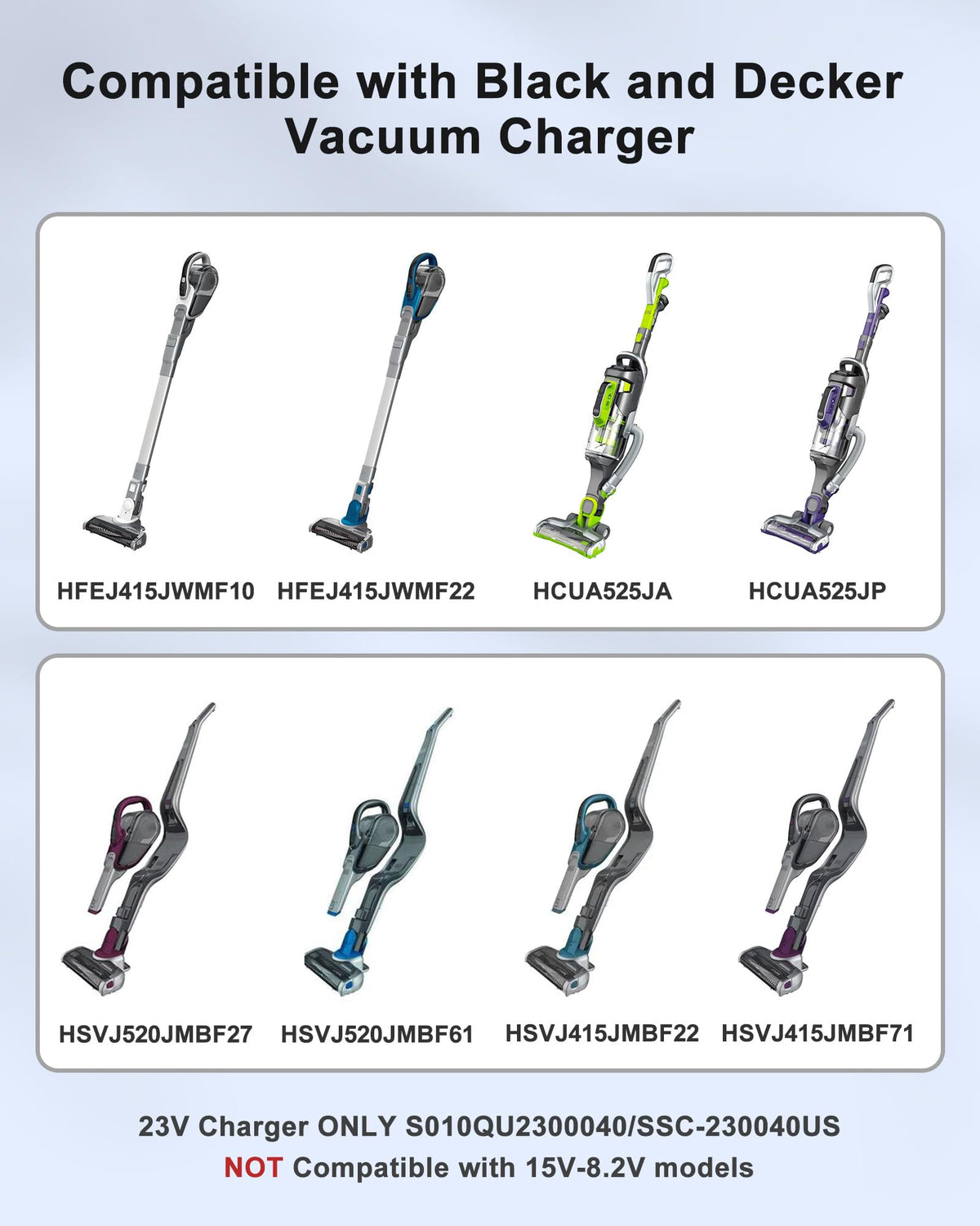 FGIEU charger compatible CHV1410L32 enables reliable Dustbuster charging.