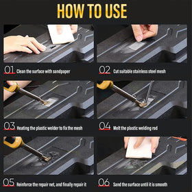 FGRSRZ portable plastic repair kit for on-the-go fixes