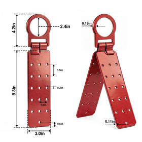 FHFallArrest roof anchor features 16 attachment holes per side for strong mounting.