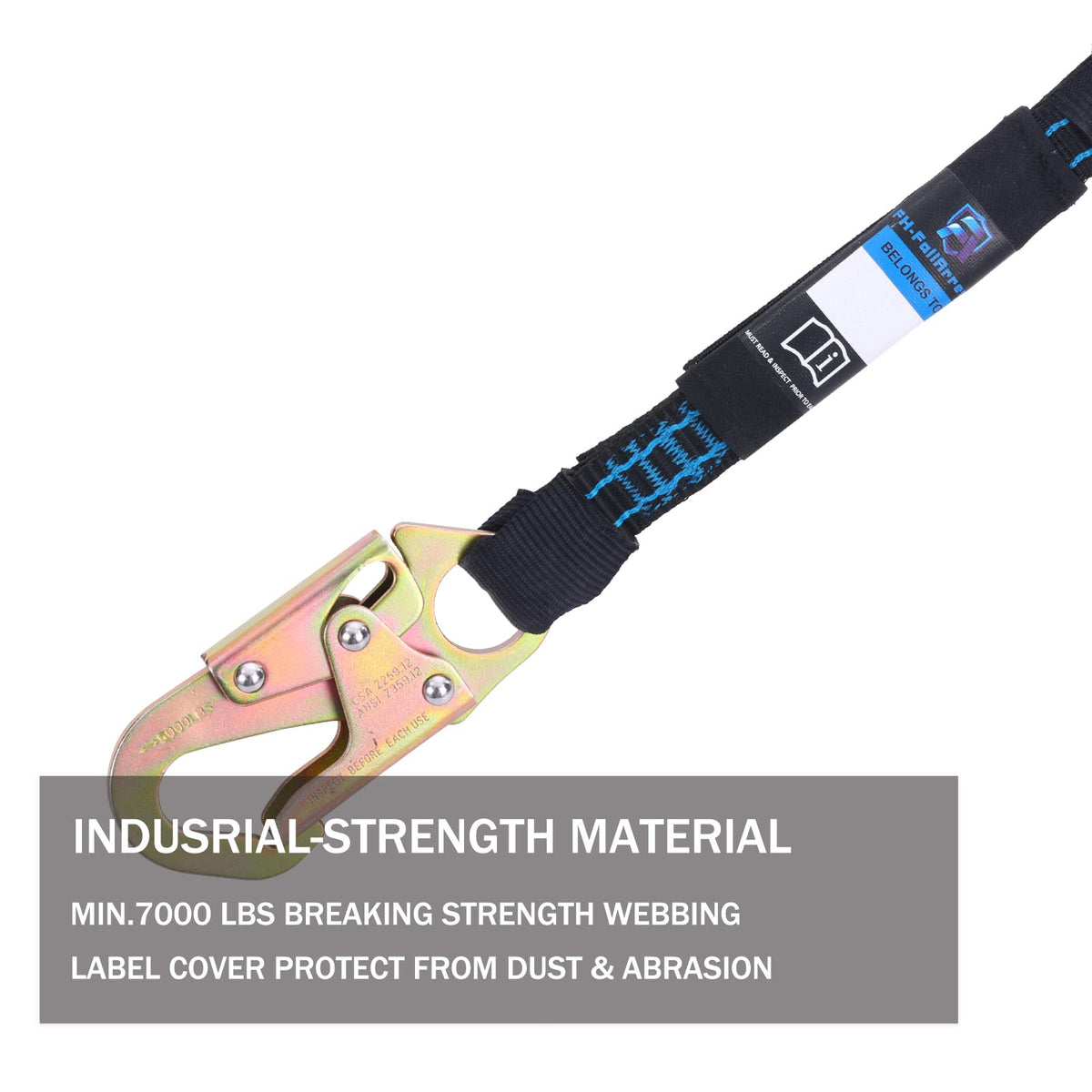FHFallArrest OSHA/ANSI compliant setup trusted for construction and roofing tasks