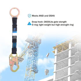 FHFallArrest safety harness extension enables quick, secure dorsal D-ring access